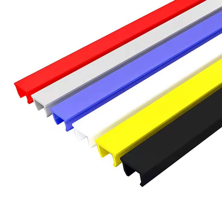 2024 Hot Selling Colorful Soft Rubber PVC Sealing Strips Cover Strips For Aluminium Profiles Accessories