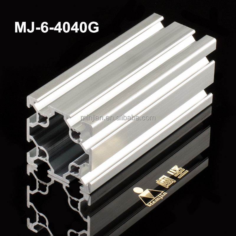 40x40 Industrial Aluminum Extrusion Slot 6mm Aluminum Profiles 4040G for Frame Robot Fence