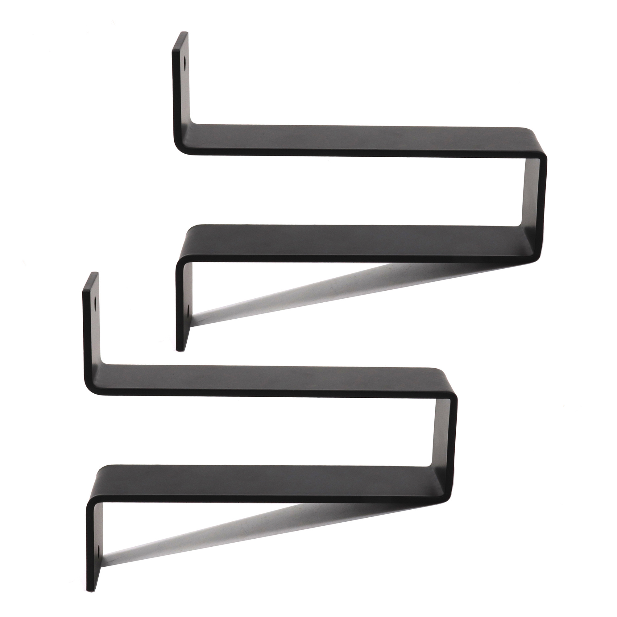 Floating Shelves Wall Mounted Modern Farmhouse Shelf Decorative Storage Shelving Brackets With U Brackets for Bedroom Bathroom