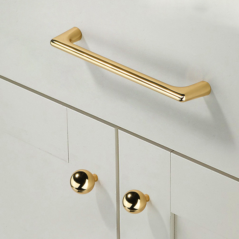 Handles Gold Kitchen Cupboards Handle Knobs Brushed Brass Furniture Handles Kitchen Cabinet Hardware T Bar Drawer Pull Handles