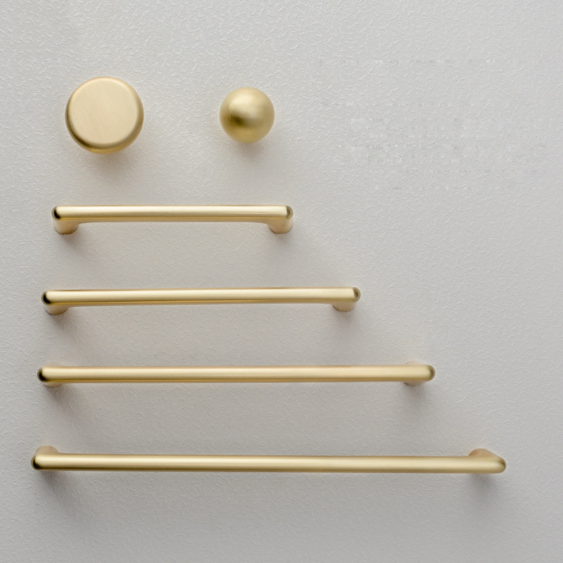 Handles Gold Kitchen Cupboards Handle Knobs Brushed Brass Furniture Handles Kitchen Cabinet Hardware T Bar Drawer Pull Handles