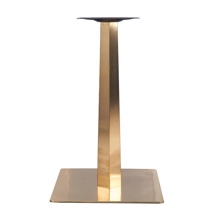 Table Base Round Furniture Restaurant Coffee Dining Chrome Metal Tulip Modern Stainless Steel Gold Table Marble Glass Base