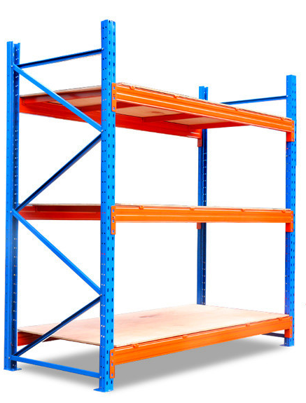 Agile metal 4 tier shelves racks holders storage heavy duty racking shelf for industry Warehouse garage