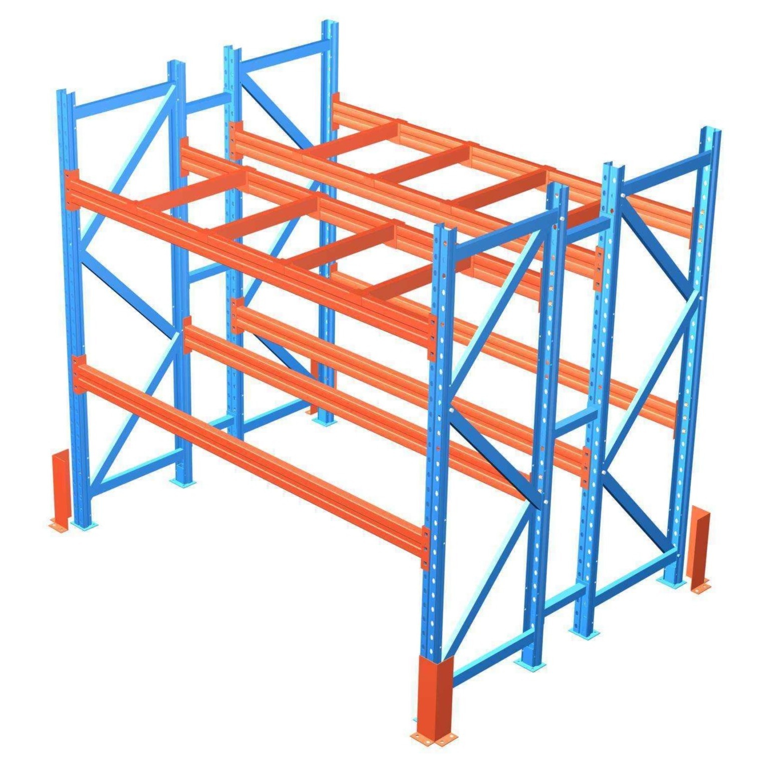 Agile metal 4 tier shelves racks holders storage heavy duty racking shelf for industry Warehouse garage