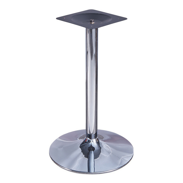 Table Base Chrome Marble Glass Industrial Furniture Restaurant Coffee Steel Metal Tulip Crank Stainless Steel Dining Table Base