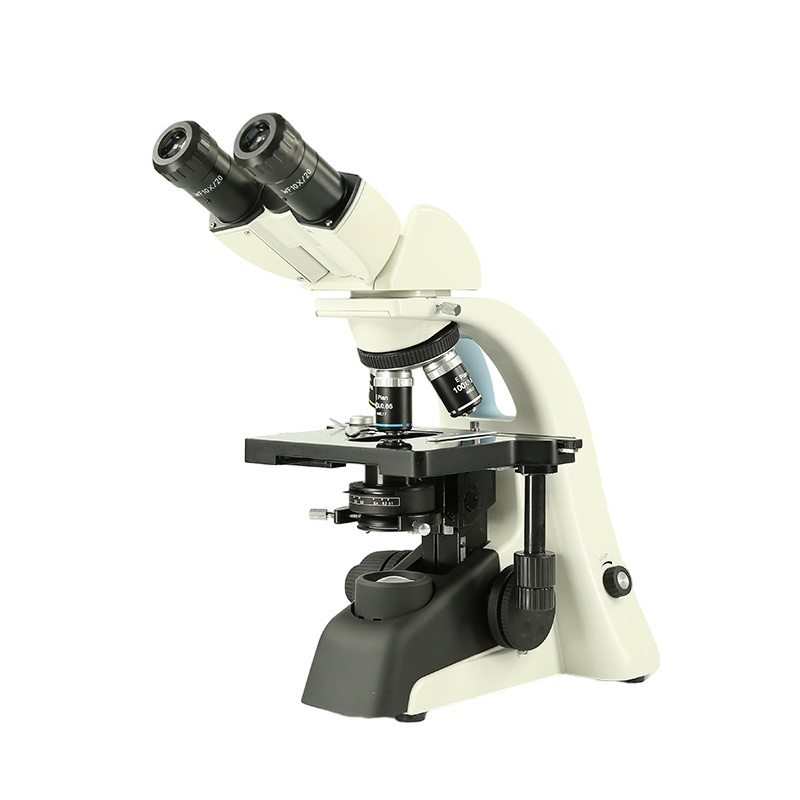 MinJie MJ100 40X-1600X Magnification Binocular Biological Compound Microscope