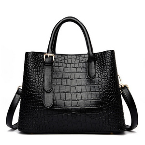 Factory Direct Wholesale High Quality Crocodile Print Pu Leather Luxury Ladies Handbag Fashion Minimalist Women's Messenger Bag