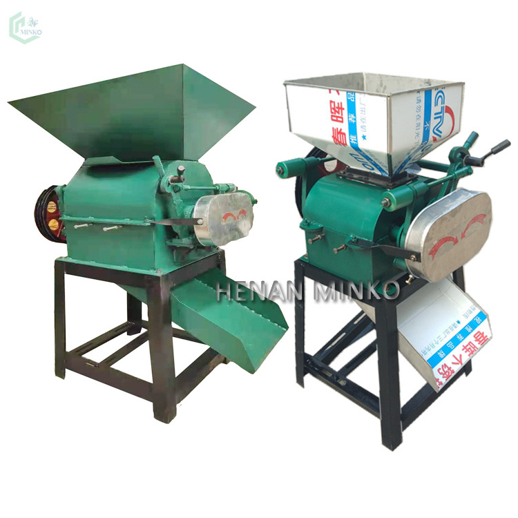 Small grain wheat rice flakes flattening machine corn barley oats flake grits making flaking machine plant