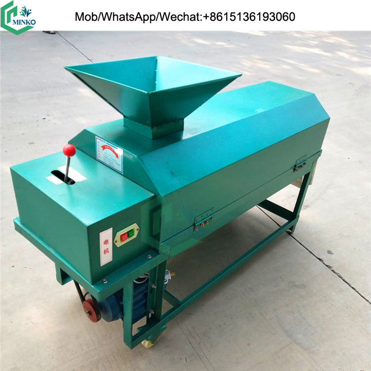 Efficient black walnut shelling machine green walnut peeling hulling machinery