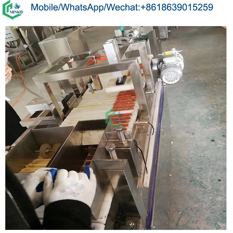 Meat skewer machine adana skewers kebab maker kabab maker meat skewers machine beef meat stick packaging machine