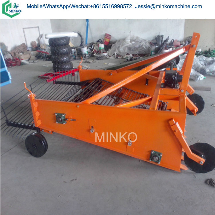 china potato digger 1 row sweet potato carrot harvesting machine walk-behind with tractor