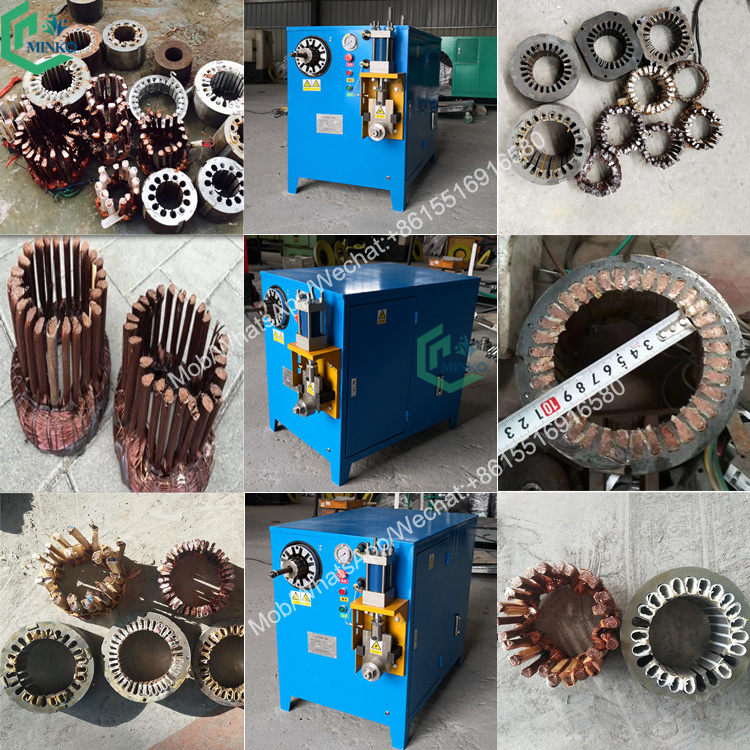 electric motor stator recycling  motor winding wire cutting machine price