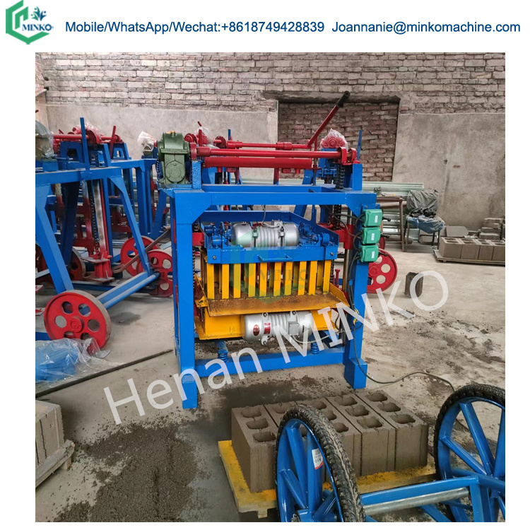 Automatic  block machine egg laying hollow block making machine concrete hollow brick making machine