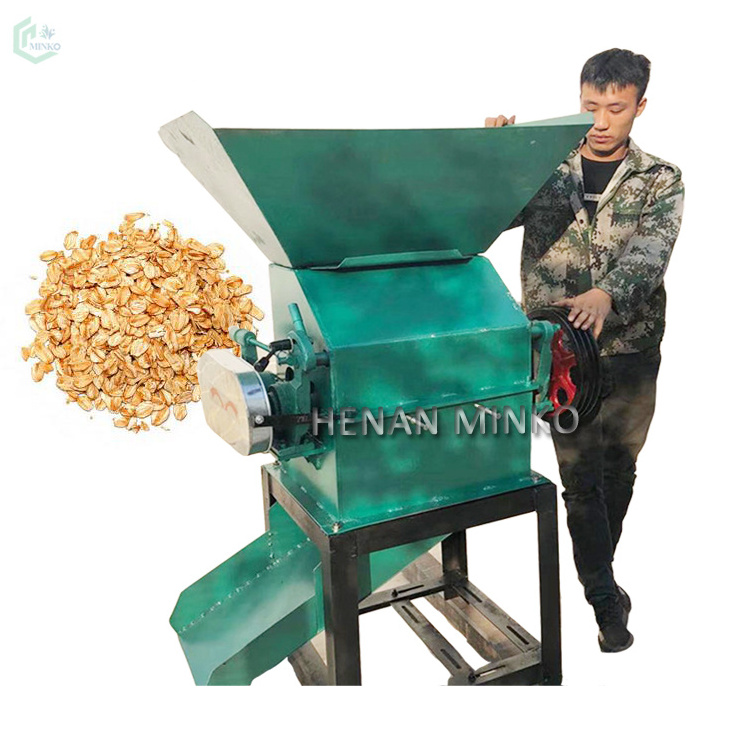 breakfast cereal corn flakes food flattening machinery oats barely flakes making press processing maker machine