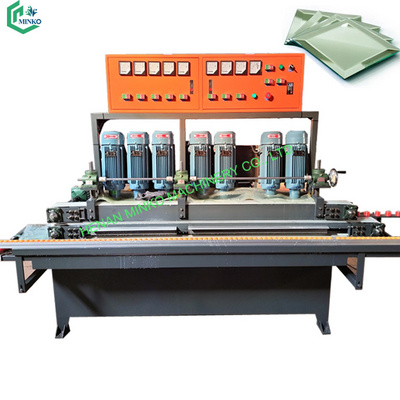 manual 10mm glass beveled polisher round glass edge polishing and edging machine