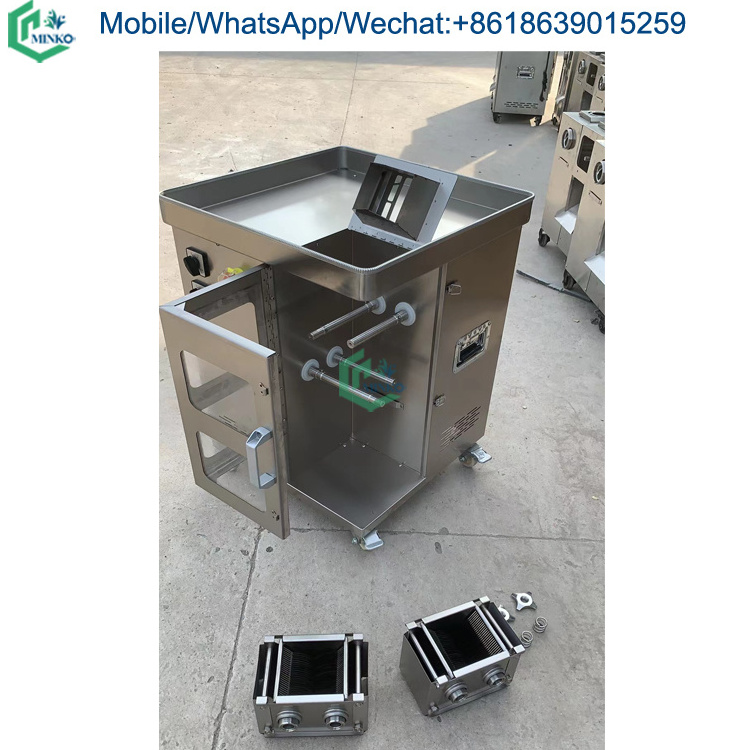 Chicken pork beef shredder shred machine meat grinder filleting slicing cut machine meat tenderizer slice meat dicing machine