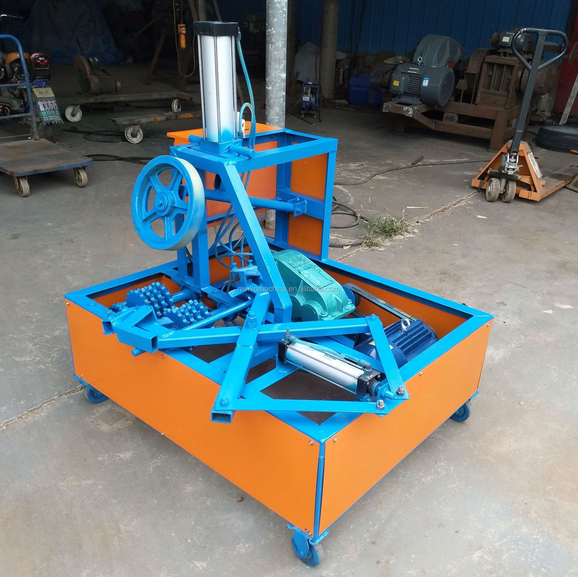 waste big truck tire sidewall cutter machinery recycling tire cutting machine recycling machine