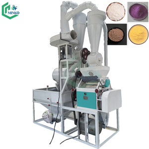 small maize flour cassava flour milling machine 150kg 100kg flour milling machinery