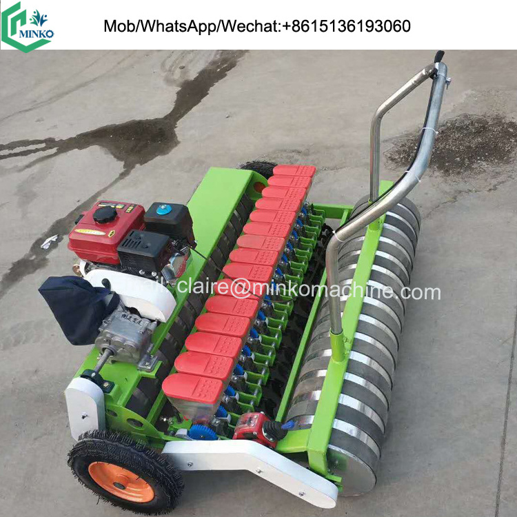 Gasoline drive greenhouse nursery multi seed planter onion seeder machine  tomato radish vegetable planter