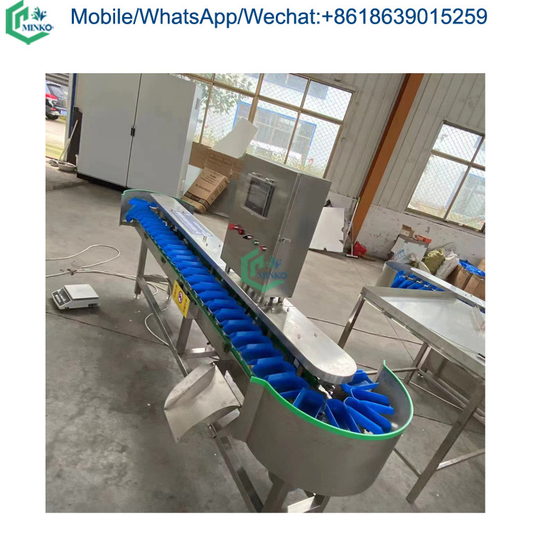 High quality seafood shrimp sorting machine fish sorter machine weight sorter grading machine