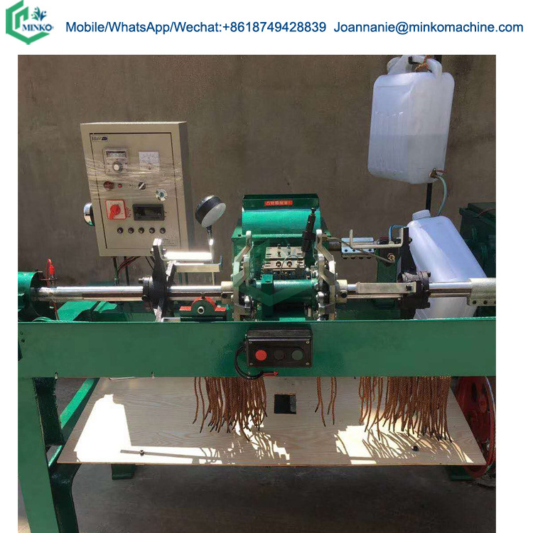 Fully automatic semi-automatic shoelace or bag lace tipping machine shoelace tipping machine cutting mold handbag metal tipping