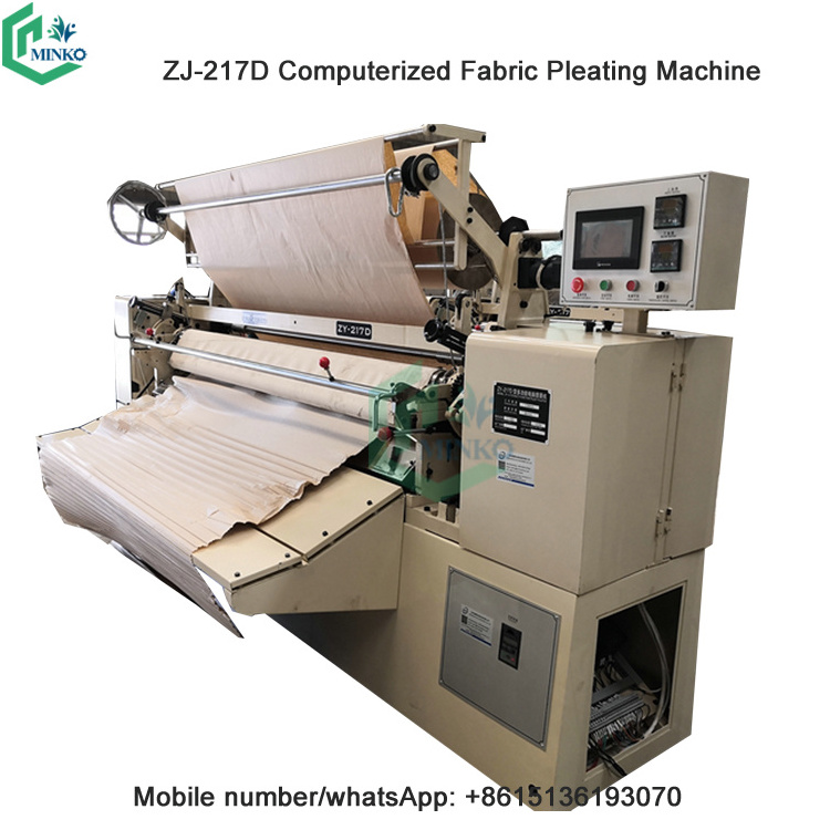 Computerized Cloth Sunray pleating machine textile pleating fabric machine