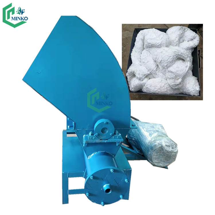 eps foam plastic melting densifier recycle machine salad plastic lid styrofoam lump melter thermoforming to bricks