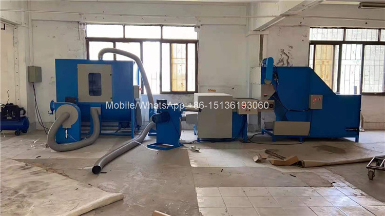 Factory automatic fiber bale opener Polyester fiber carding opening machine sofa pillow making filling stuffing machine price