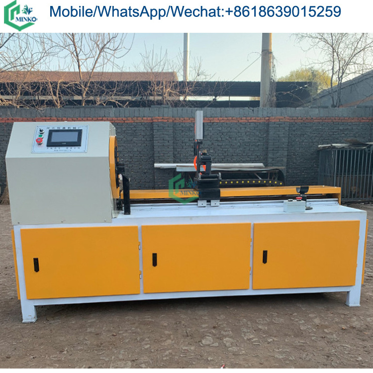 large thin-walled paper tube cutting machine biodegradable cardboard paper tube pipe cutter