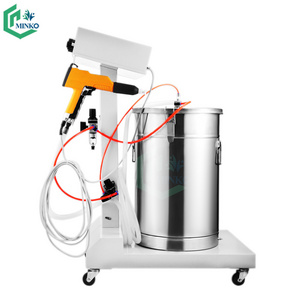 China stainless steel powder sprayer green tire metal pipe electrostatic paint spraying coating machine price