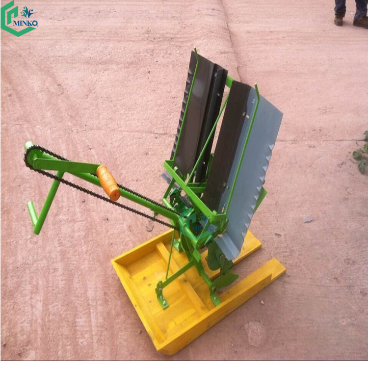 2 rows paddy rice planting machine mini rice transplanter price rice planter