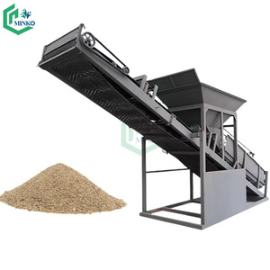 Large industrial sand shaker mobile vibrating sand screen machine sand and stone separator