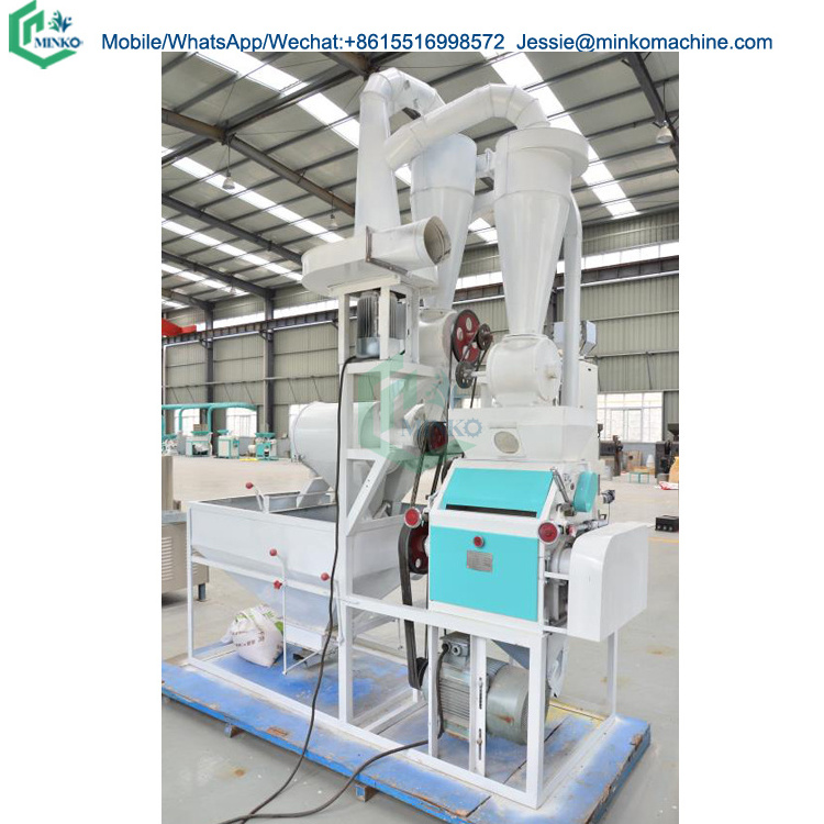 small maize flour cassava flour milling machine 150kg 100kg flour milling machinery