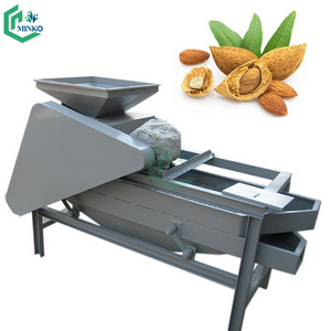 Almond peanut walnut cracker peeling machine almond shelling  shell kernel separator almond nut cutting machine