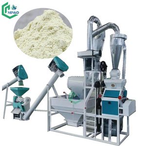 Grain corn flour mill maize milling machine wheat flour making production process line machinery equipment plant