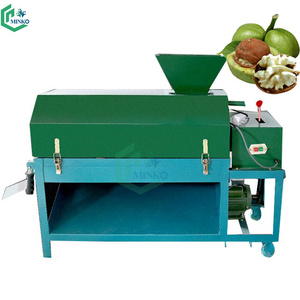 Efficient black walnut shelling machine green walnut peeling hulling machinery