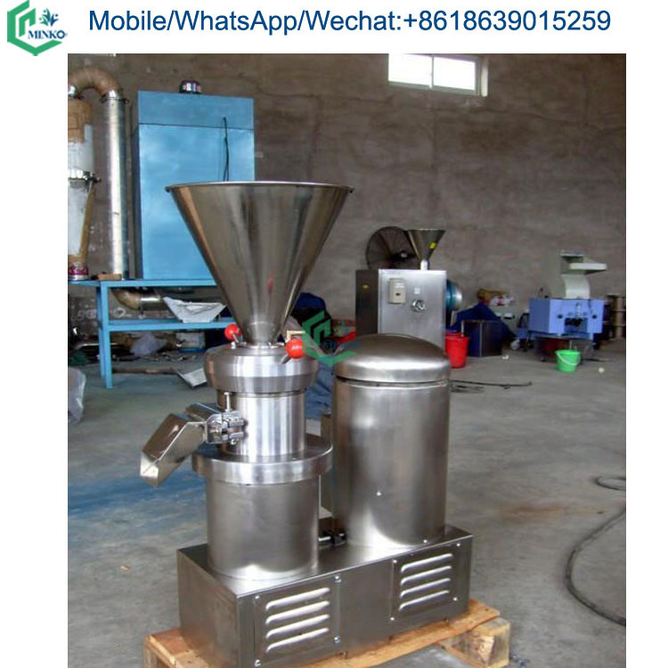 high capacity tomato sauce processing machine grinding machine peanut butter making colloid mill machine