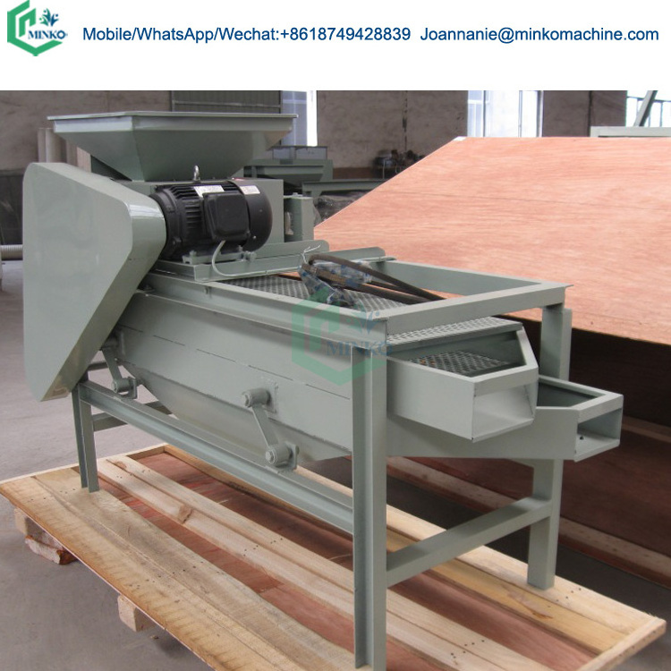 Almond peanut walnut cracker peeling machine almond shelling  shell kernel separator almond nut cutting machine