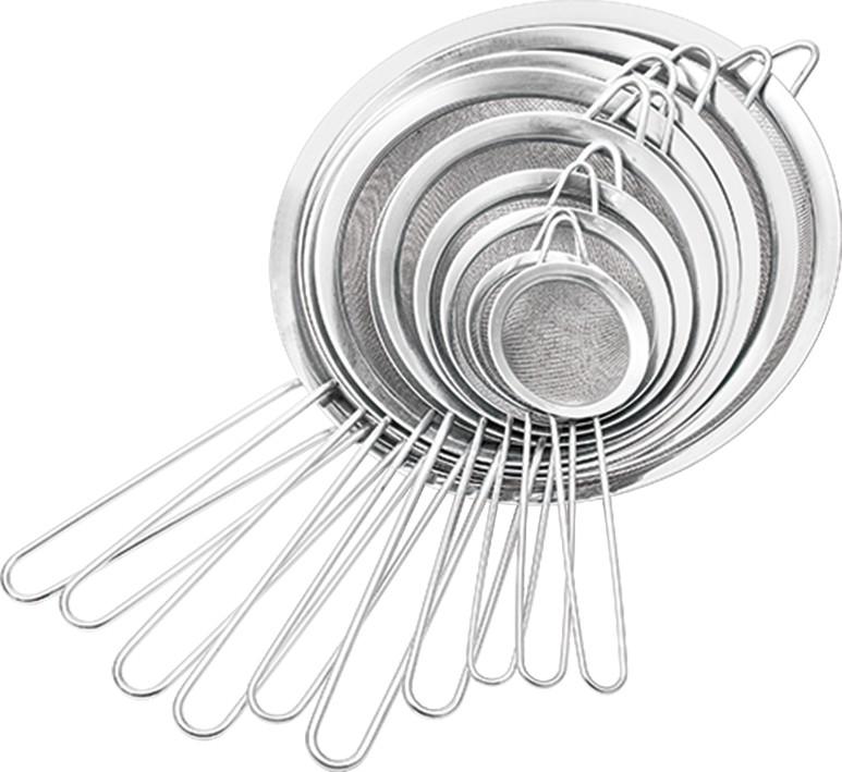 3 in 1 Hot Selling Wholesale Kitchen Tools Utensil Set Stainless Steel Fine Mesh Strainer Used for Kitchen