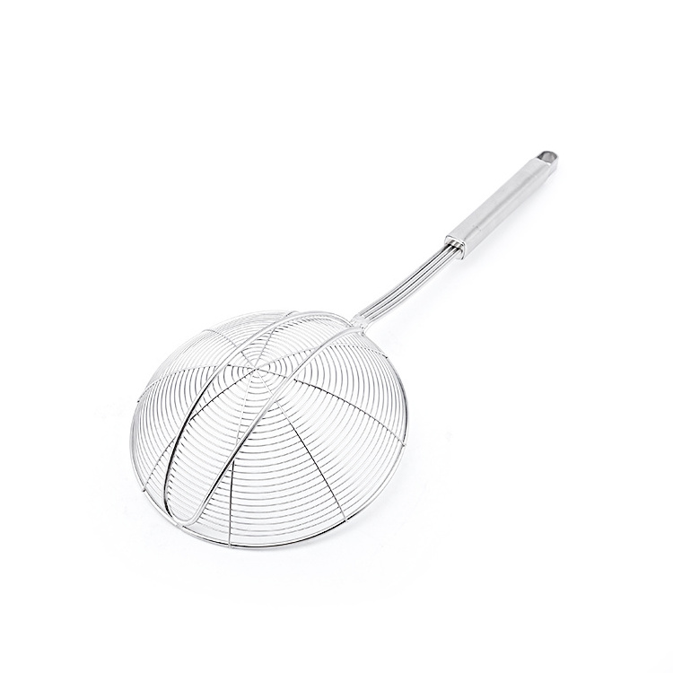 Kitchen Wire Strainer Skimmer Ladle Stainless Steel Wire Spider Skimmer