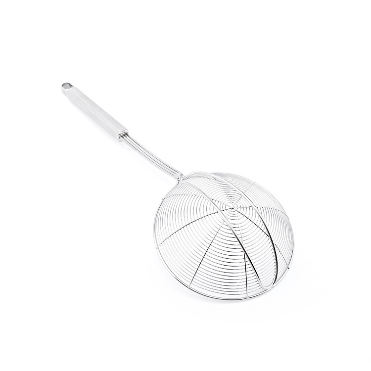 Kitchen Wire Strainer Skimmer Ladle Stainless Steel Wire Spider Skimmer