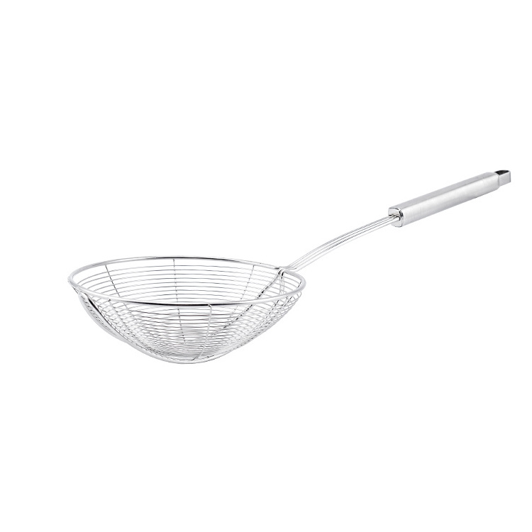 Kitchen Wire Strainer Skimmer Ladle Stainless Steel Wire Spider Skimmer