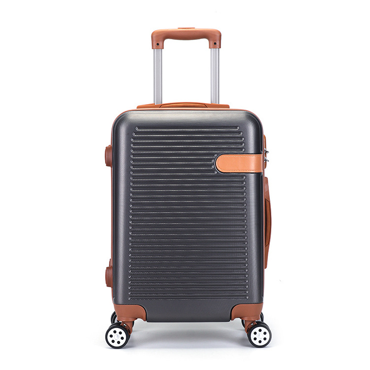 Manufacturer China Exquisite Lockable Suitcase 2022 New Premium Metal Trolley ABS Luggage Travel