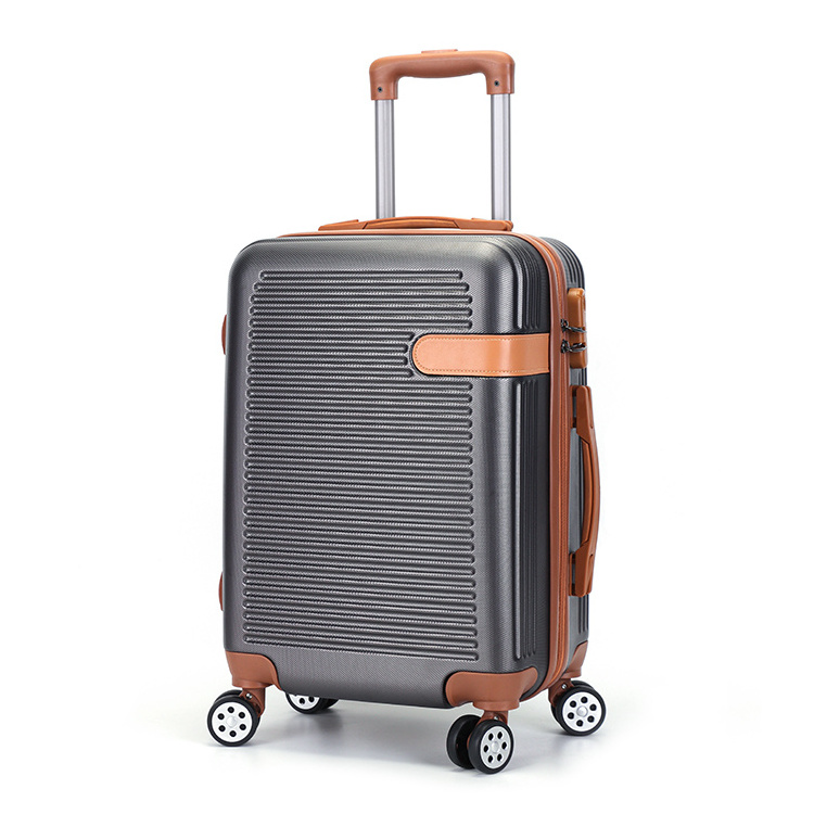 Manufacturer China Exquisite Lockable Suitcase 2022 New Premium Metal Trolley ABS Luggage Travel