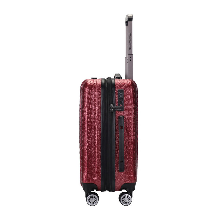 Removable Wheels Hard Shell Logo Travel Trolley Bag Cheap Carry-On Rolling Durable Suitcase ABS Luggage