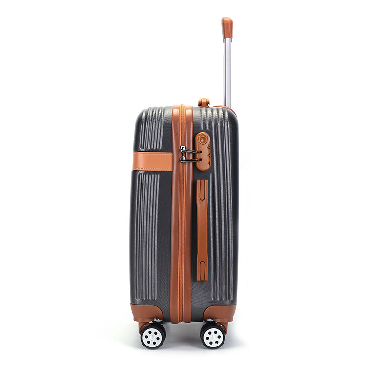 Manufacturer China Exquisite Lockable Suitcase 2022 New Premium Metal Trolley ABS Luggage Travel