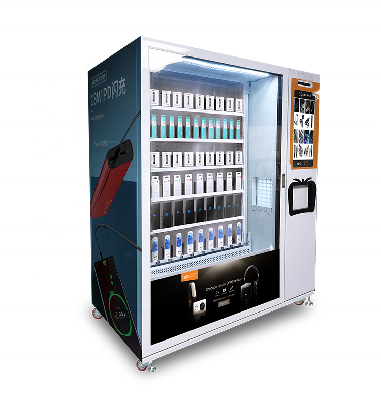 Elevator vending machine mobile phones smart machine drink with glass bottle vending machine