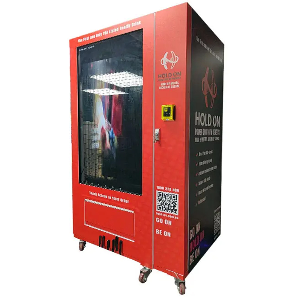 high-tech automatic door vending machine 55 inch touch screen machine vending for snack and drink in the mall