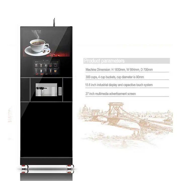 Floor mounted coffee vending machine  for sale public vending coffee machine