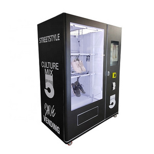 Custom touch screen vending machine smart shoes and clothing vending machines for retail items